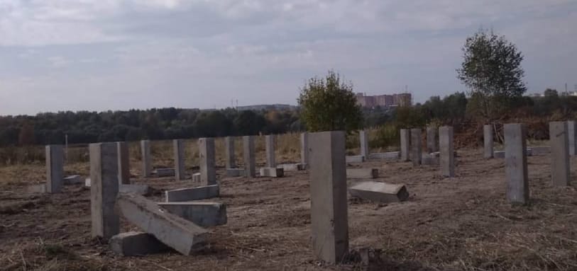 Фундамент на забивных ЖБ сваях