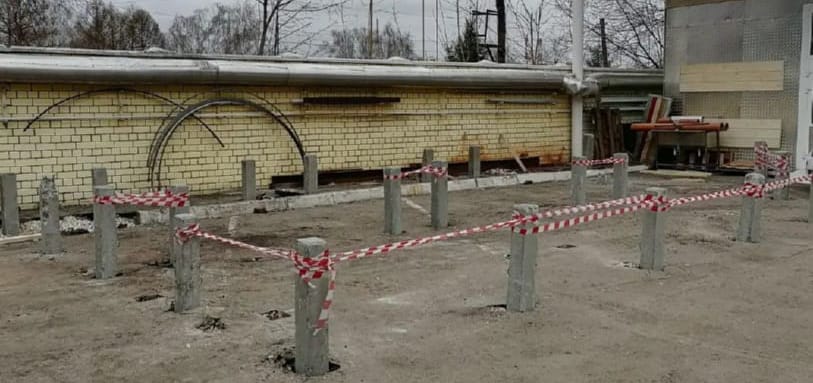 Фундамент на забивных ЖБ сваях