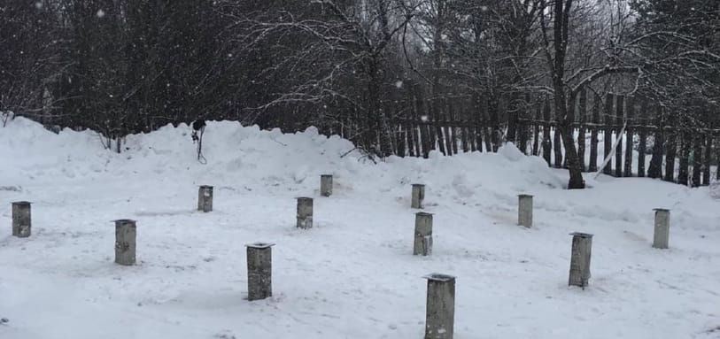 Фундамент на забивных ЖБ сваях